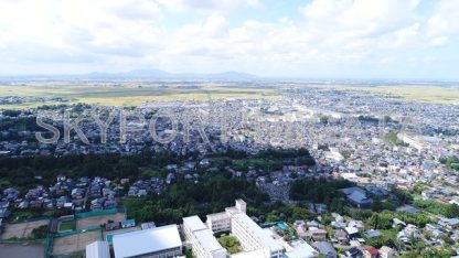 【新潟空撮】新潟市秋葉区市街地・新潟市秋葉区役所周辺02