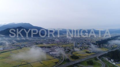 南魚沼市・関越自動車道・六日町ＩＣ付近、六日町駅周辺【新潟空撮4K動画】